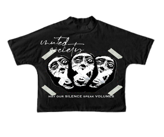 “SILENT SCREAMS” Tee (Black)